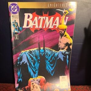 138026 Batman #493 DC . VF Knightfall (1993)#black shelf 2#